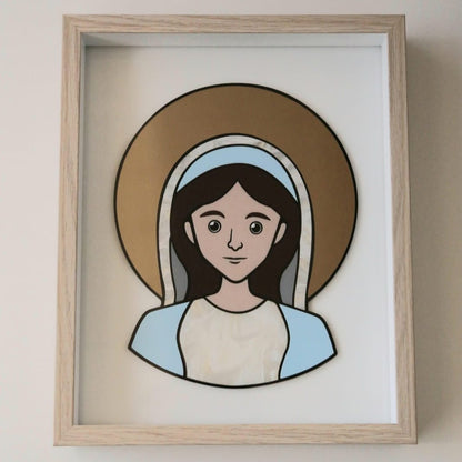 Mary Acrylic Portrait