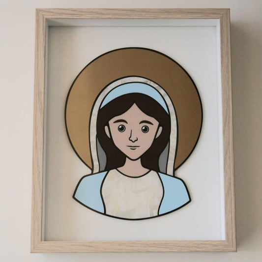 Mary Acrylic Portrait