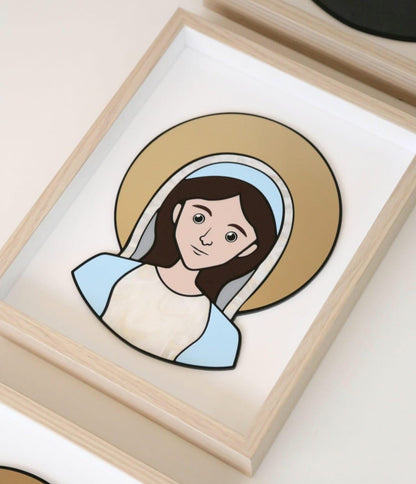 Mary Acrylic Portrait